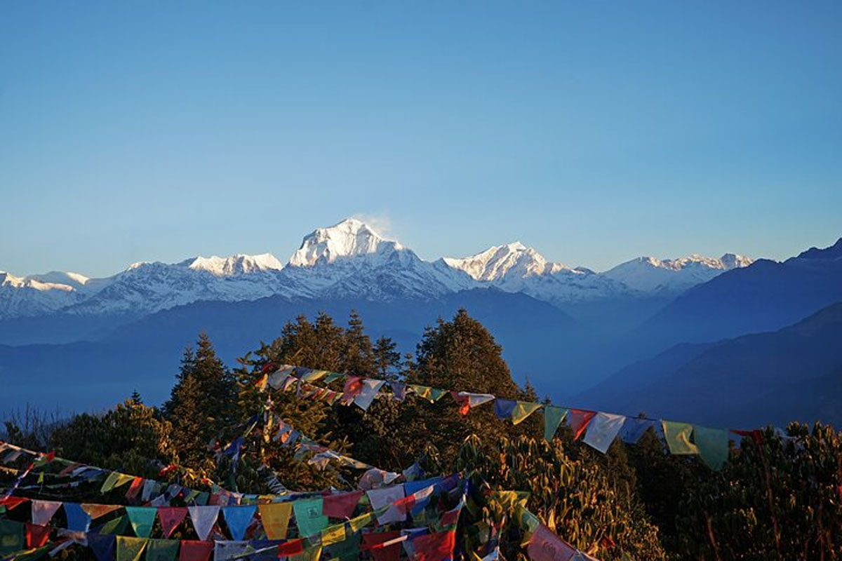 Dhaulagiri as seen from Ghorepani